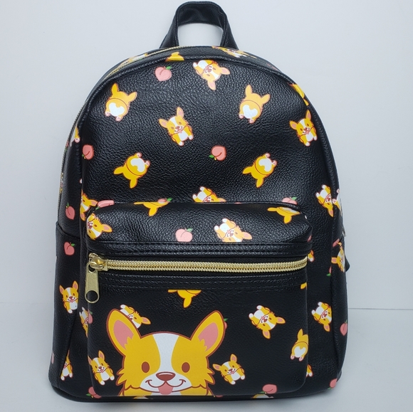 Corgis & Peaches Mini Backpack - Picture 5 of 11